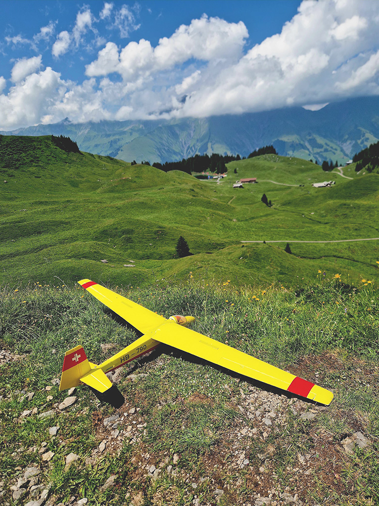 Modellflug auf Elsigen-Metsch
