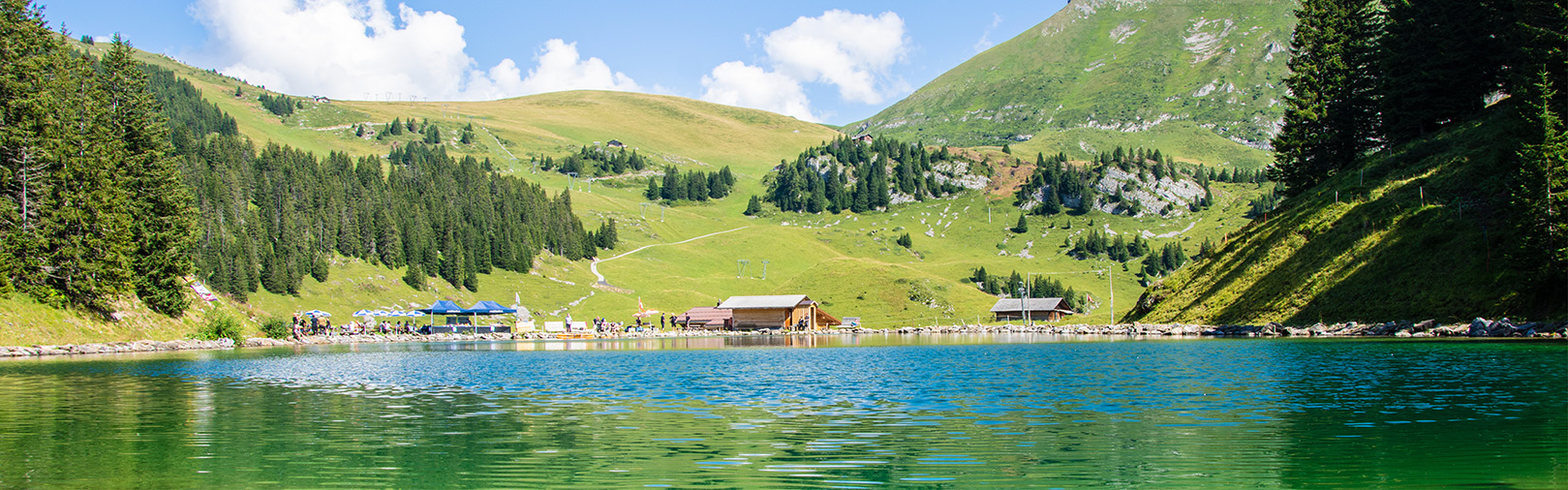Alpenstrand beim Brandsee auf Elsigen-Metsch