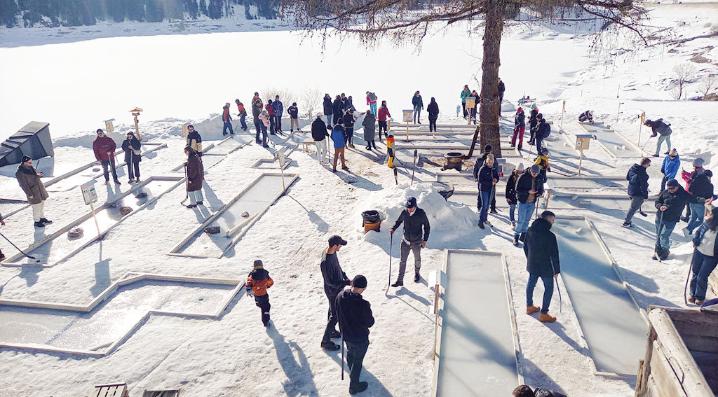Eis-MiniGolf
